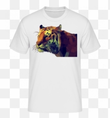 Polygon Tiger Shirtinator Männer T - Short Sleeve Emoji,Tiger Emoji Shirt