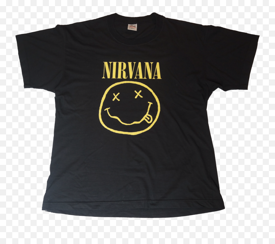Nirvana Logo Vintage Shirt Emoji,Xl Emoticon