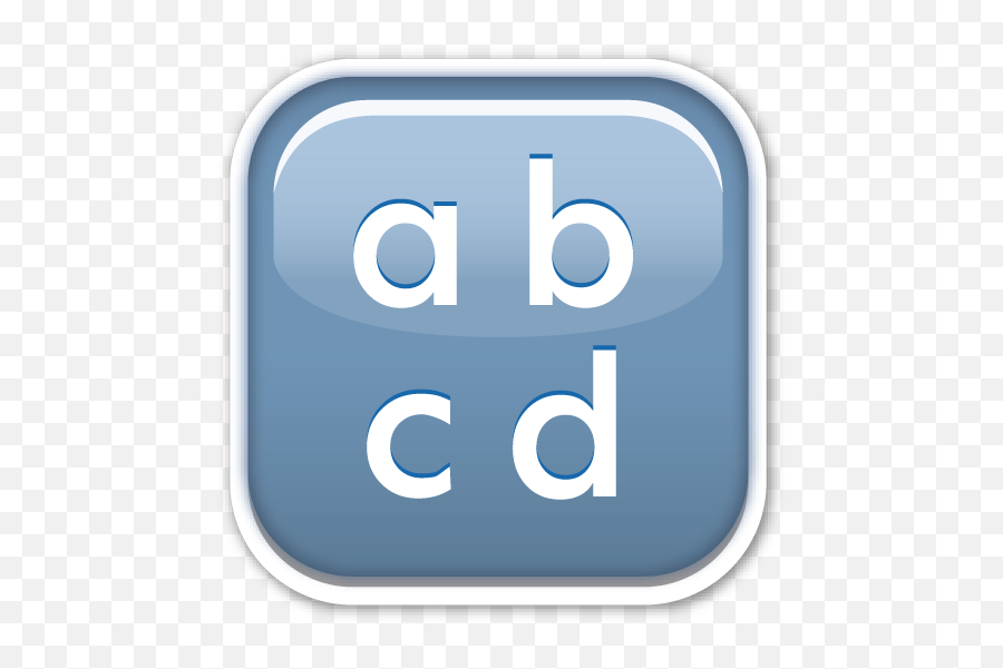 Small Letters Symbols Emoji Stickers - Vertical,Emoji Letters