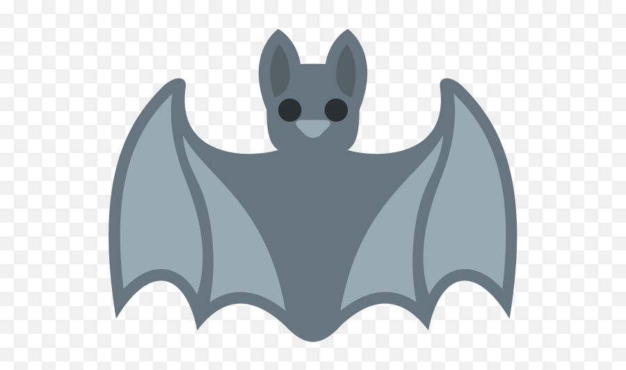 Bat Grey Emoji - Bat Emoji Twitter,Grey Emojis