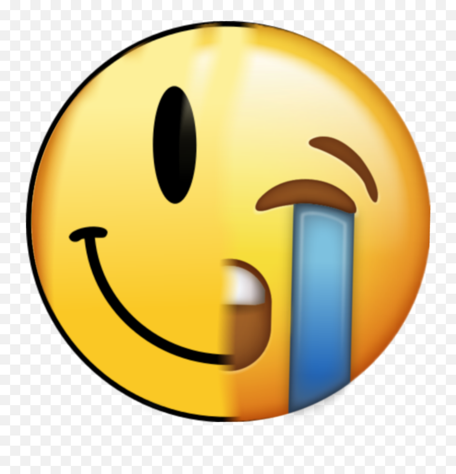 Twofaced Sticker - Happy Emoji,Two Faced Emoji