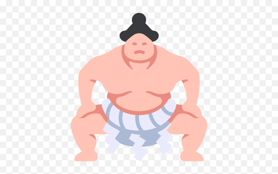 Japan Culture Traditional Sumo - Sumo Icono Emoji,Sumo Wrestler Emoticon