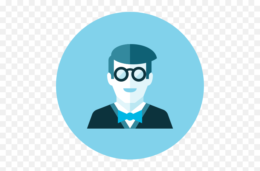 Man Boy People Person Glasses Bow Tie Free Icon Of - Icon Boy With Glasses Emoji,Icones E Emojis De M?o