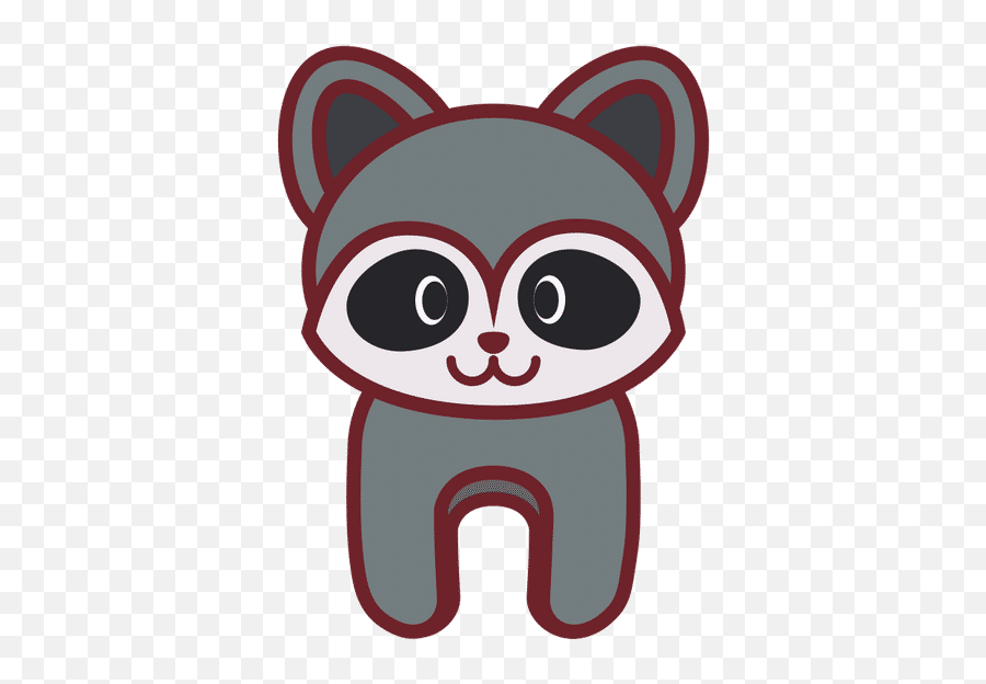 Cartoon Raccoon Animal Cartoon Emoji,Raccoon Emoji Icon