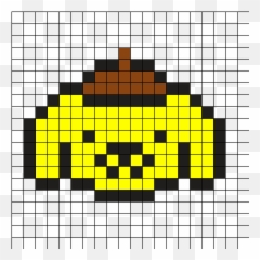 Vote To Approve Patterns - Perler Bead Tennis Ball Emoji,Gold Ingot Emoji