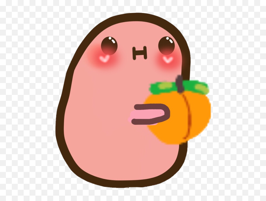Ma Lil Potato Sticker - Happy Emoji,Dab On Em Emoji