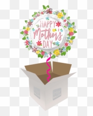 Motheru0027s Day Helium Balloons Delivered In The Uk By Interballoon - Happy Birthday Gold Balon Clipart Png Emoji,Mother's Day Emoji