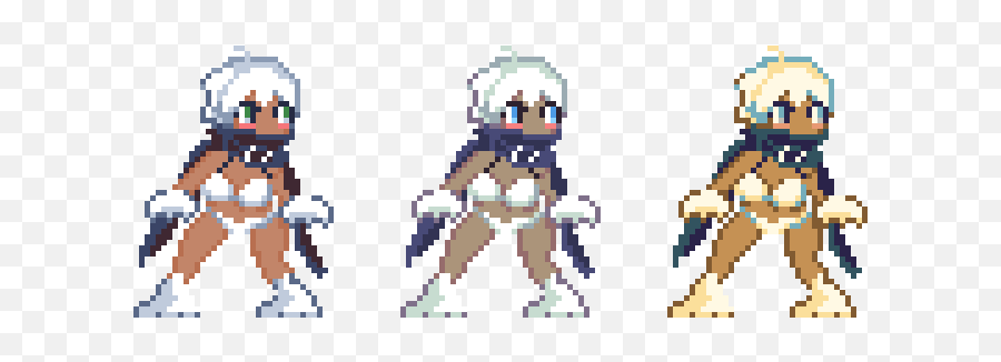 Pixel Yeti Girl By Alchemicgree - Fur Affinity Dot Net Emoji,How Do The Monsters Emotions Change