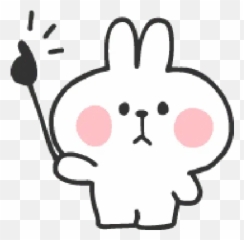 Rabbit Doodle 02 Sticker Pack - Stickers Cloud Emoji,Emotion Doodle
