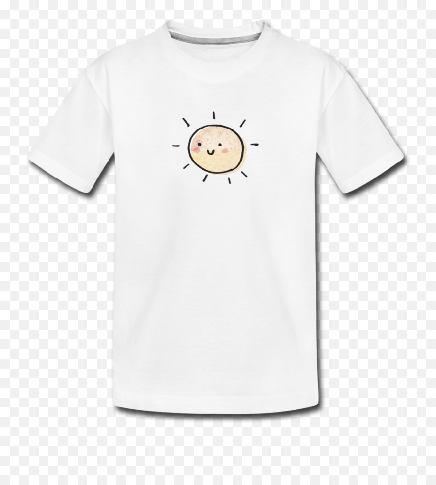 Toddler Sunshine Babe Organic T - Shirt Emoji,Emoticon Black And White Time