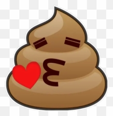 Sticker Maker - Popó Emotions Emoji,Orange And Brown Heart Emoji
