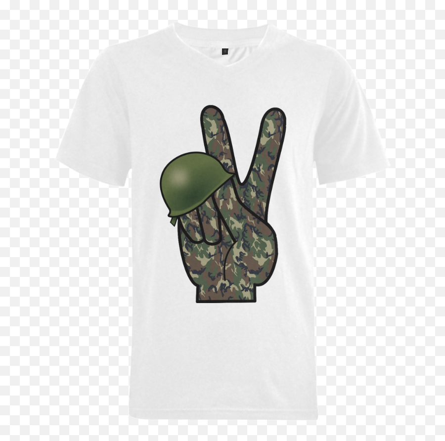 Peace Sign Emoji Png - Forest Camouflage Peace Sign Menu0027s V Camouflage,Camouflage Emoji
