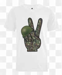 Peace Sign Emoji Png - Forest Camouflage Peace Sign Menu0027s V Camouflage,Camouflage Emoji