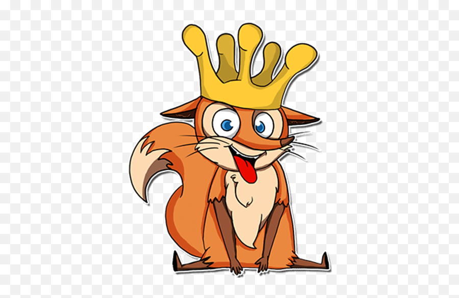 King Fox By Iman Haghshenas - Happy Emoji,Fox Emoji Iphone