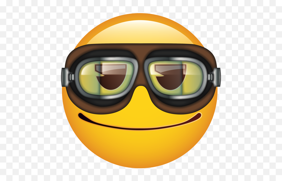 Emoji U2013 The Official Brand Smiling Face With Aviator Goggles - Happy,Shy Face Emoji