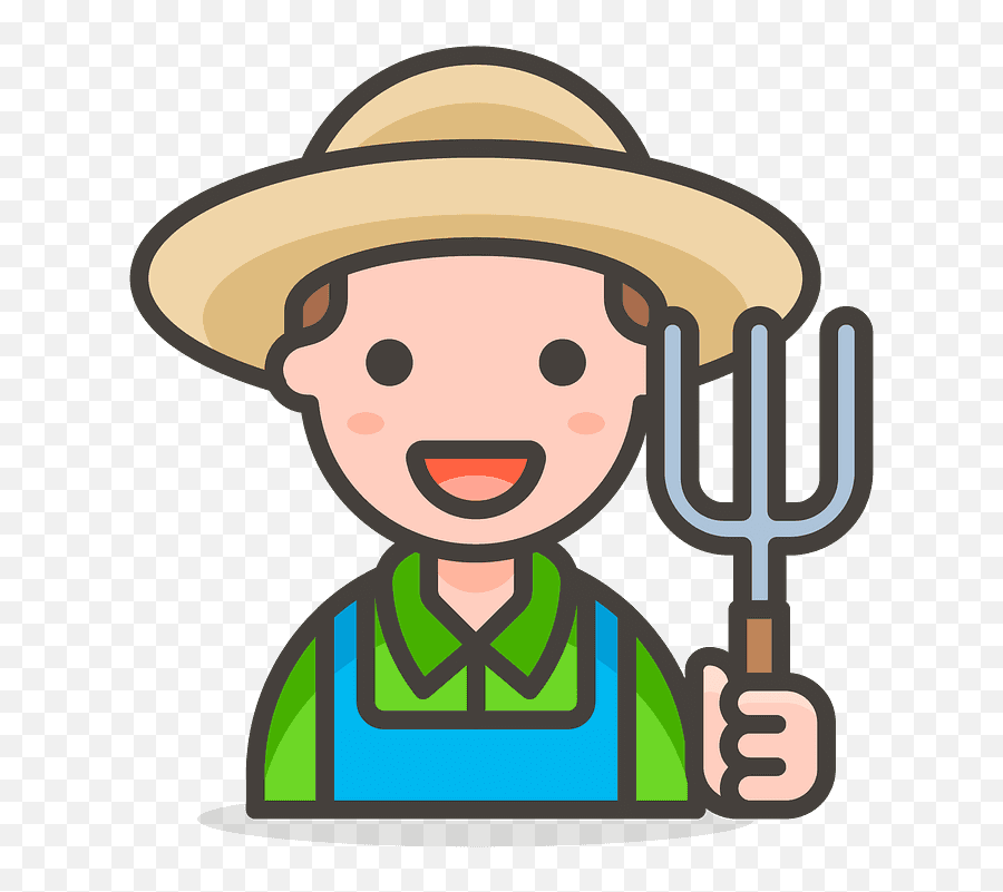 Man Farmer Free Icon Of 780 Free - Farmer Icon Transparent Background Emoji,Pitchfork Emoji