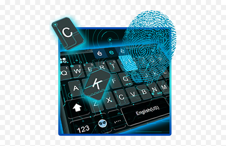Fingerprintsl Keyboard Theme - New Theme U2013 Aplikace Na Office Equipment Emoji,Kika Emoji Keyboard Gif Free
