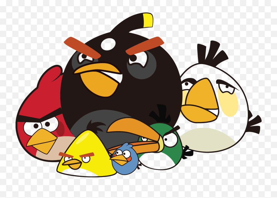 Download Hd Angry Birds Clipart Png Emoji,Angry Bird Emoji