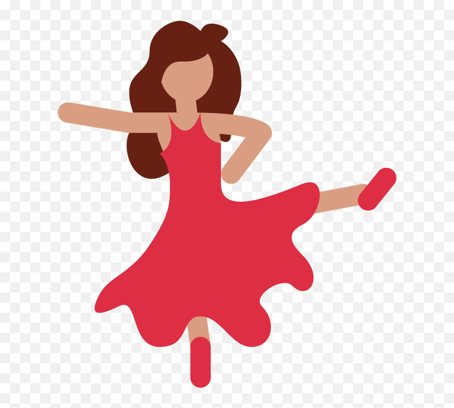 Ballet Dancer Emoji,Hula Girl Emoticon
