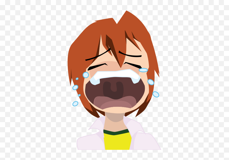 Download The Crying Boy Face With Tears Of Joy Emoji - Hd Crying Boy Clipart,Boy Emoji