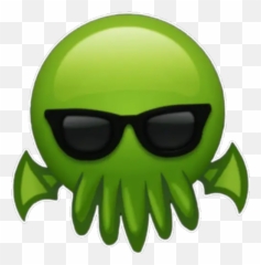 Emoji Cthulhu Stickers For Whatsapp - Fictional Character,Police Emoji