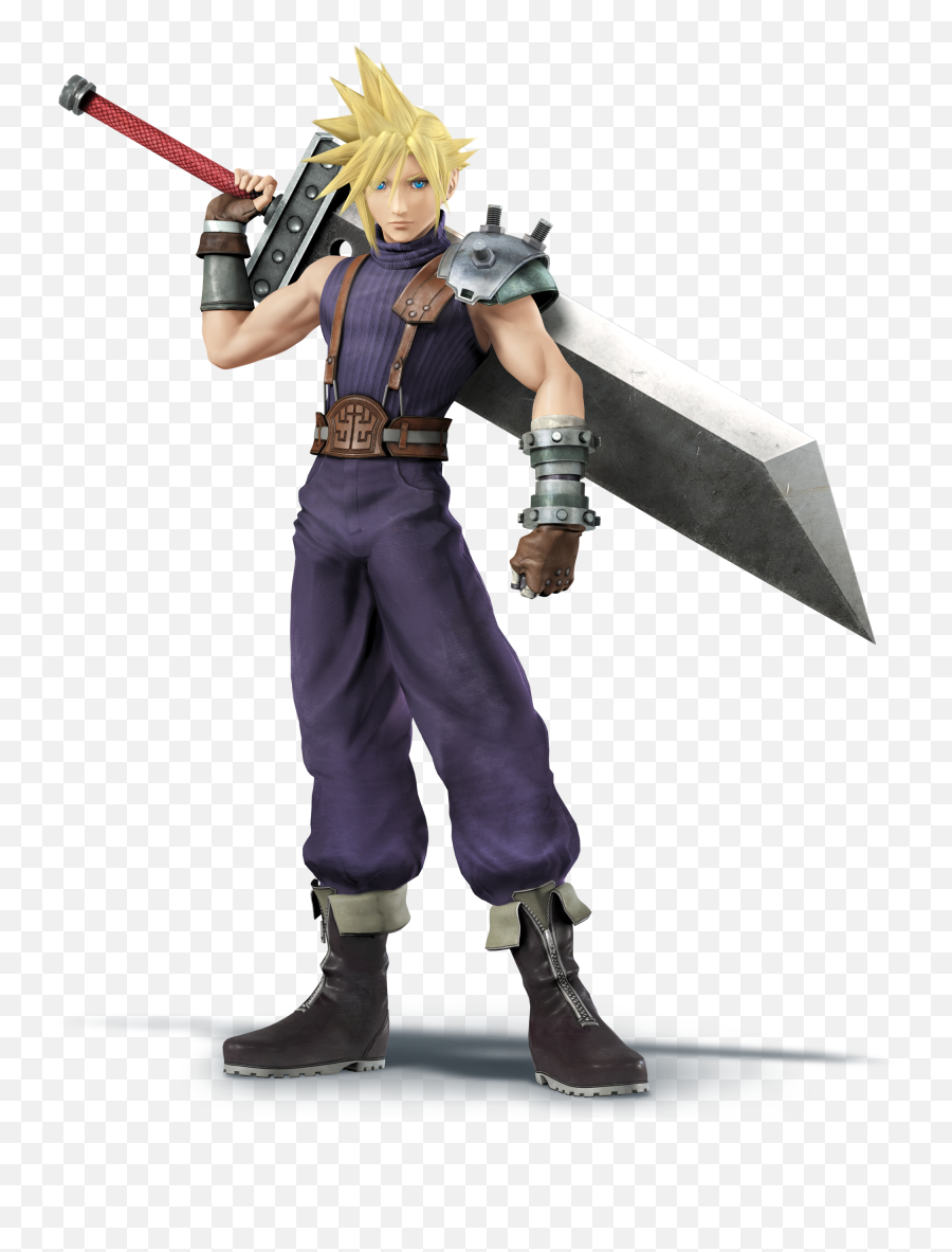 Cloud Strife - Cloud Smash Render Emoji,Fantasy Life Emotions Running High