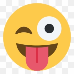 Crazy Emoji Meaning With Pictures From A To Z - Winking With Tongue Out Emoji,Think Emoji