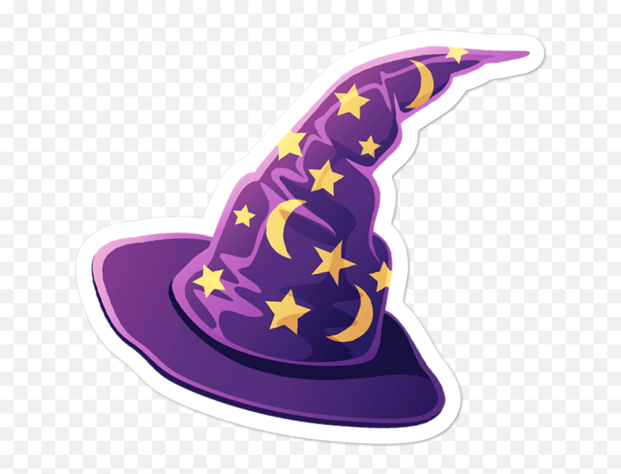 Witches Hat - Witch Hat Star Png Emoji,Witch's Hat Emoji