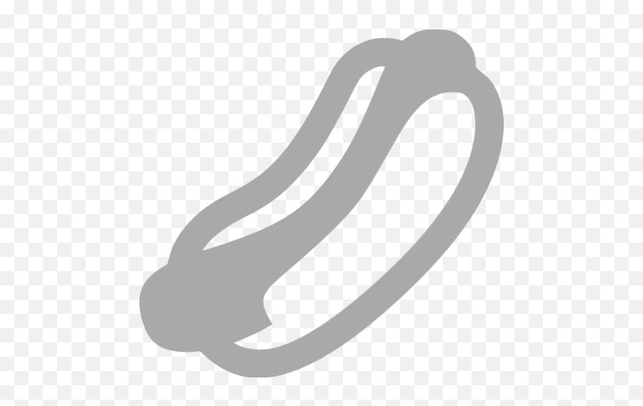 Dark Gray Hot Dog Icon - Transparent Icon Hot Dog Emoji,What Does The Emoji Hot Dog,pizza,taco,controller= To