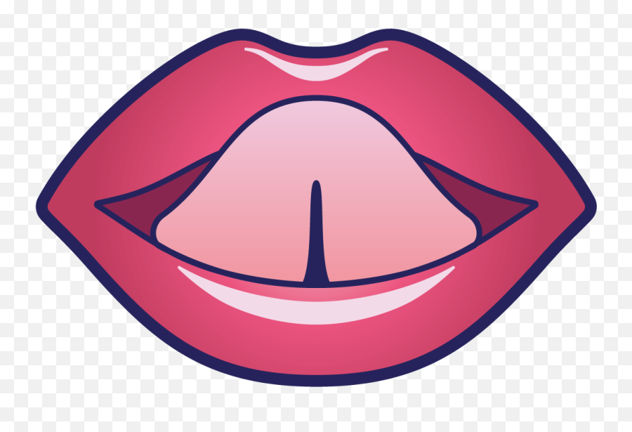 Tongue Clipart - Full Size Clipart 5722373 Pinclipart Tongue Clparti Emoji,Emoticon Putting On Makeup