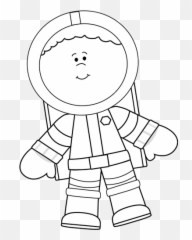 Space Clip Art - If I Went To Outer Space Writing Prompt Emoji,Printable Emojis Black Adn White
