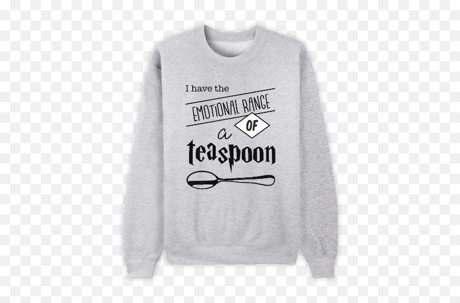 Emotional Range Of A Teaspoon - Long Sleeve Emoji,Emotion Value Of A Teaspoon Emotional Range Of A Teaspoon - Long Sleeve Emoji,Emotion Value Of A Teaspoon