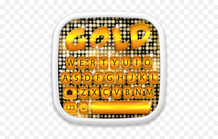 Gold Glitter Keyboard - Apps Op Google Play Language Emoji,Douche Emoji