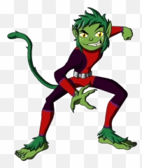 Teen Titans Beast Boy Png Clipart - Teenage Beast Boy Teen Titans Go Emoji,Teen Titans Emoticons