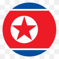 Big Image - North Korea Flag Circle Clipart Full Size Whitechapel Station Emoji,North Carolina Emoji