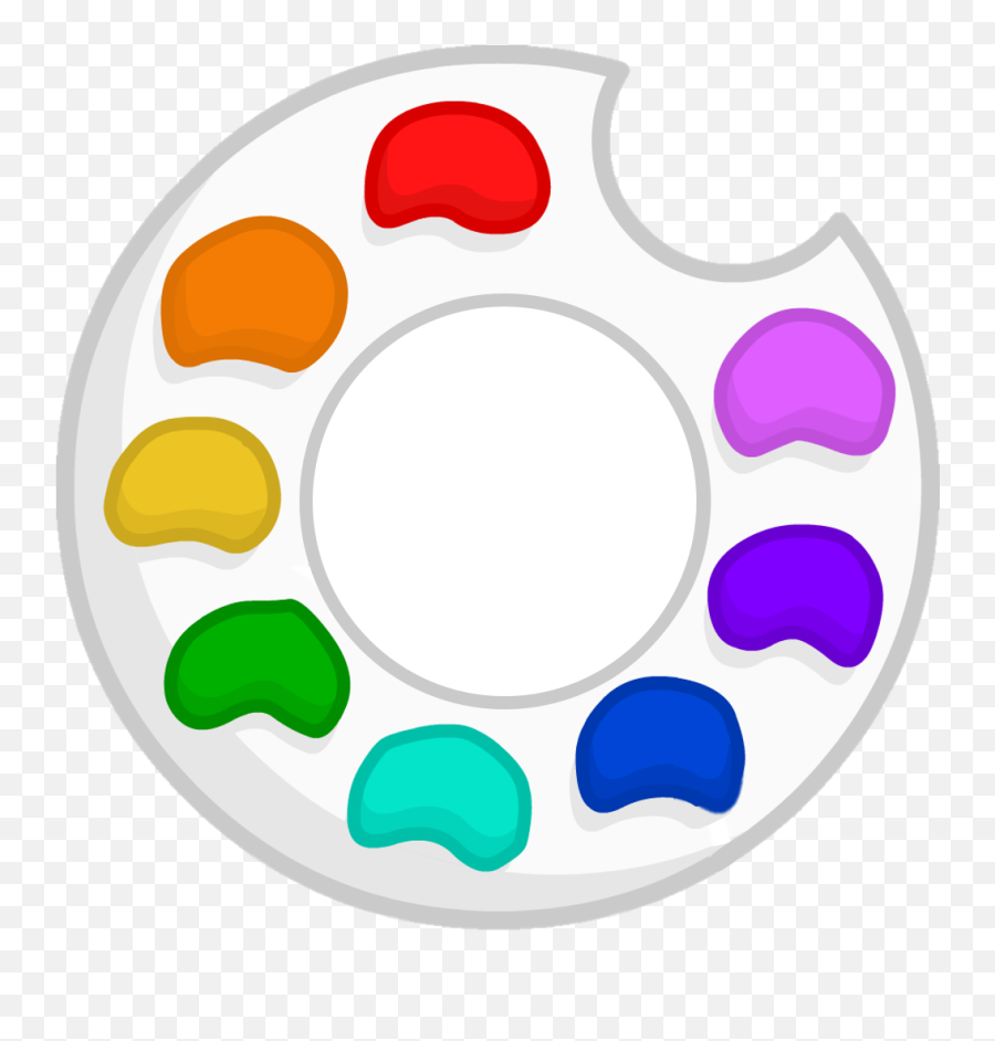 Paint Clipart Object - Object Lockdown Paint Palette Body Emoji,Art Pallet And Brush Emoji