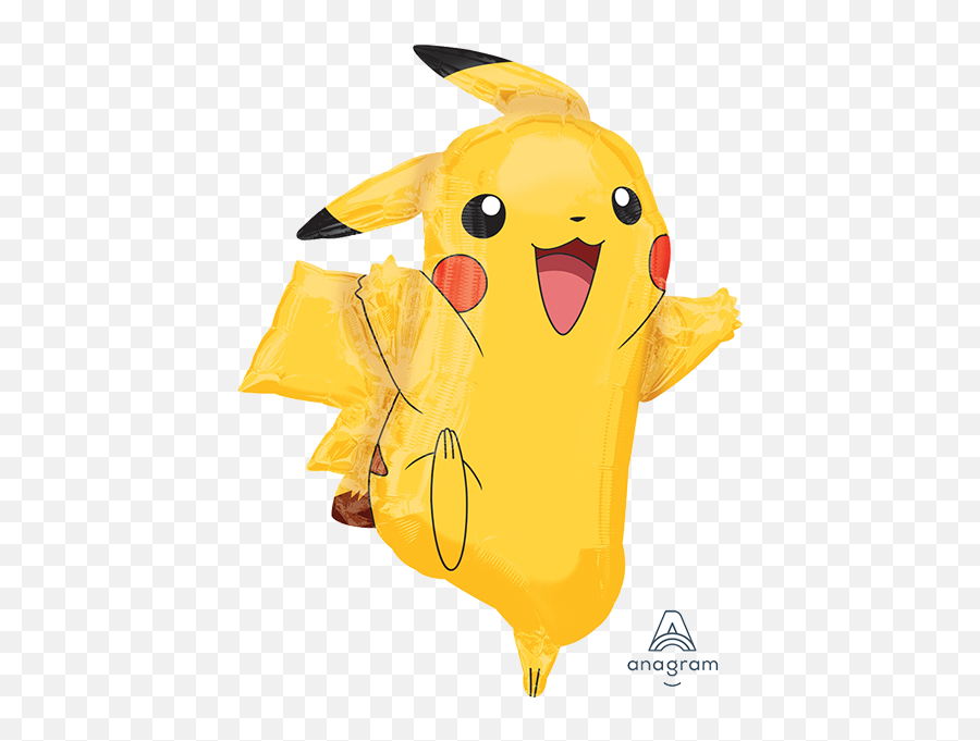 Pikachu Supershape Foil Balloon - Anagram U2013 Balloonatics Designs Emoji,Pikachu Emotions Chart