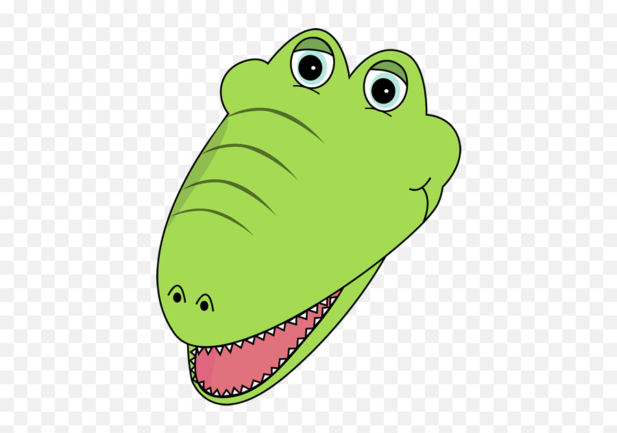 Alligator Face Clipart - Clip Art Library Cute Crocodile Head Clipart Emoji,Frog And Tea Emoji Meaning