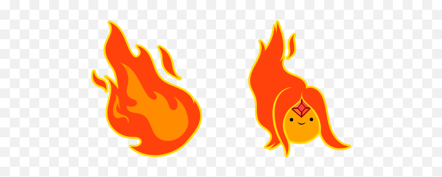 Adventure Time Fire Princess Cursor - Sweezy Custom Cursors Emoji,Facebook Emotions Jelly