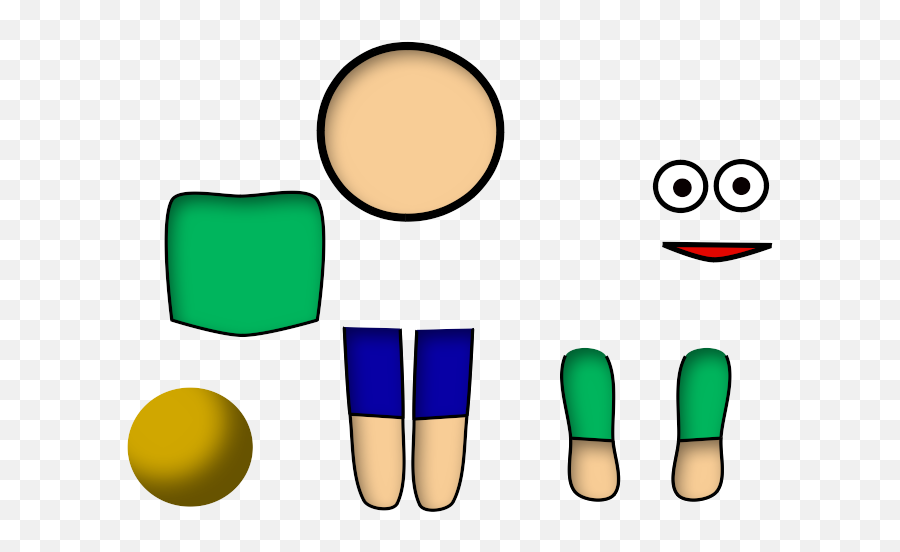 Cutout Animation Example S - Dot Emoji,Emoji Cut Outs