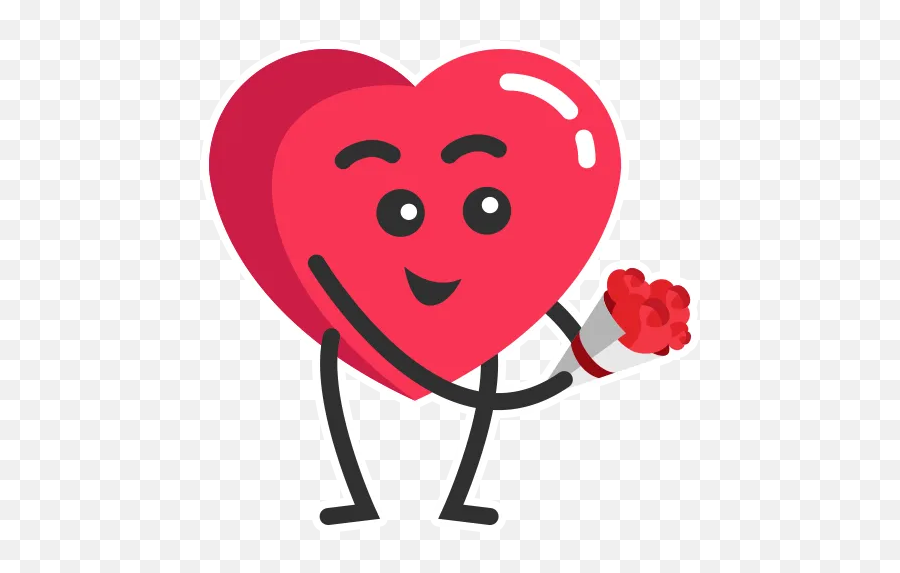 Heart Emoji By Marcos Roy - Sticker Maker For Whatsapp,Heart Person Emoji