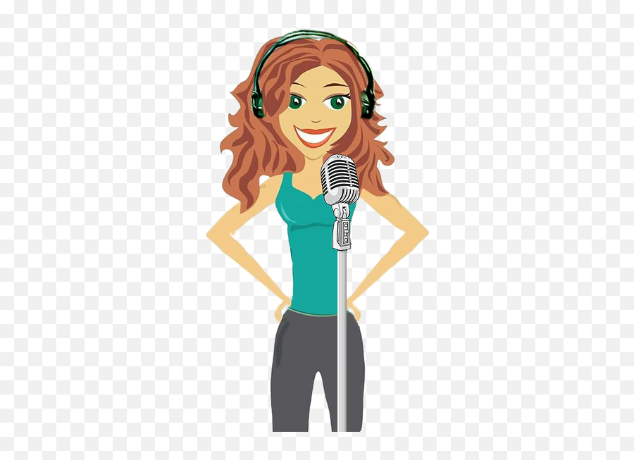 Radio Show Host Tracy Markley Fitness Professionals Emoji,Emoji Studio Microphone