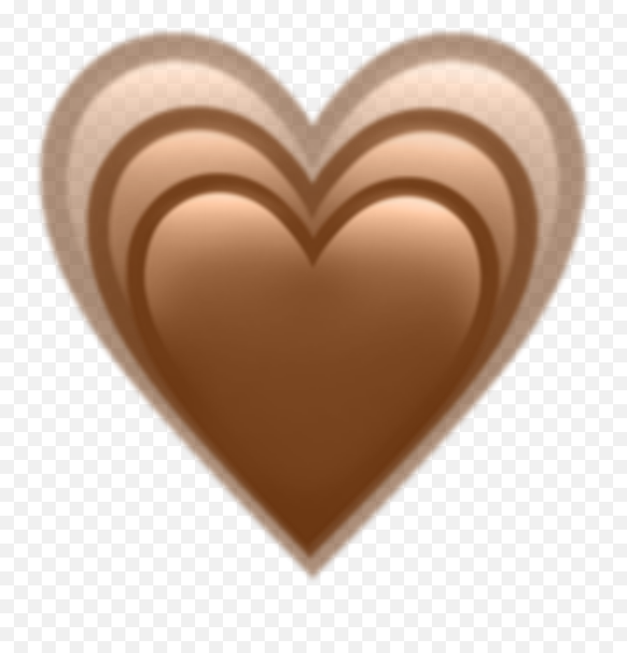 Freetoedit Heart Corazon Brown 322043249512211 By Gosticker Emoji,Orange And Brown Heart Emoji