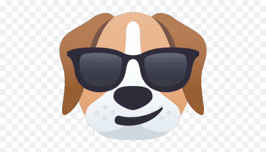 Cool Dog Sticker - Cool Dog Joypixels Discover U0026 Share Gifs Emoji,Cool Emoji With Sunglasses
