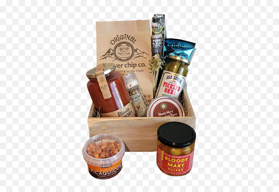 Colorado Bloody Mary Basket With Buffalo Jerky Stir Local Emoji,Olive Emoji Png