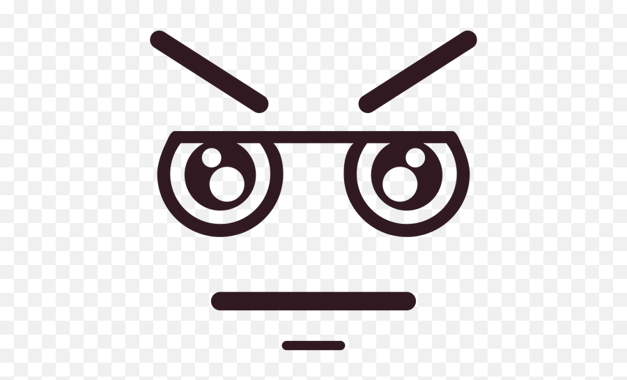 Simple Annoyed Emoticon Face - Annoyed Face Transparent Emoji,Annoying Emoticon