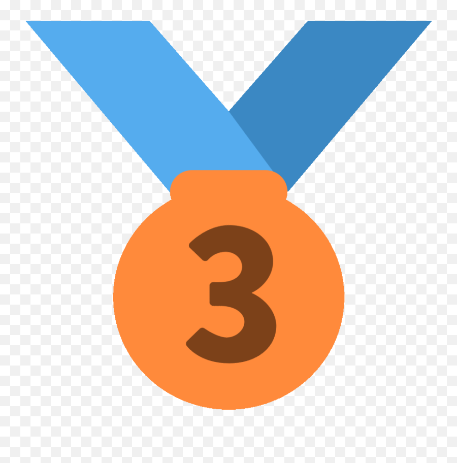 3rd Place Medal Emoji - Third Place Emoji,Orange Emojis