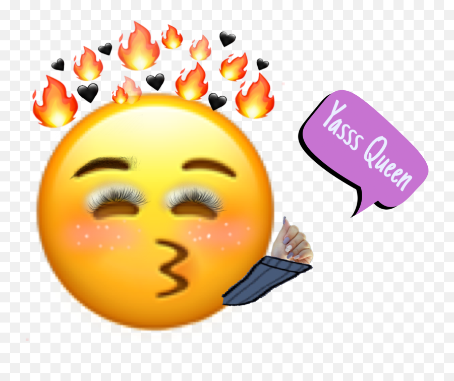 Emoji Sassqueen Happy Image - Happy,Yasss Emoji