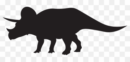 Brontosaurus Png - Dinosaurs Triceratops Silhouette Png Triceratops Silhouette Emoji,Dinosaur Emoji