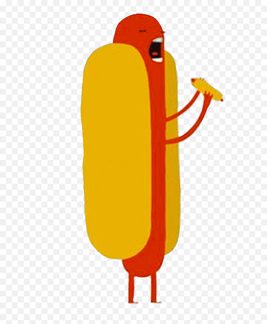 Hotdog Eating Hotdog Cannibal Sticker - Hotdog Eating Hotdog Emoji,Hotdog Emoji